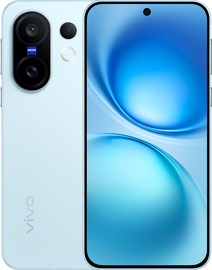 vivo X200 FE in Blue Breeze color