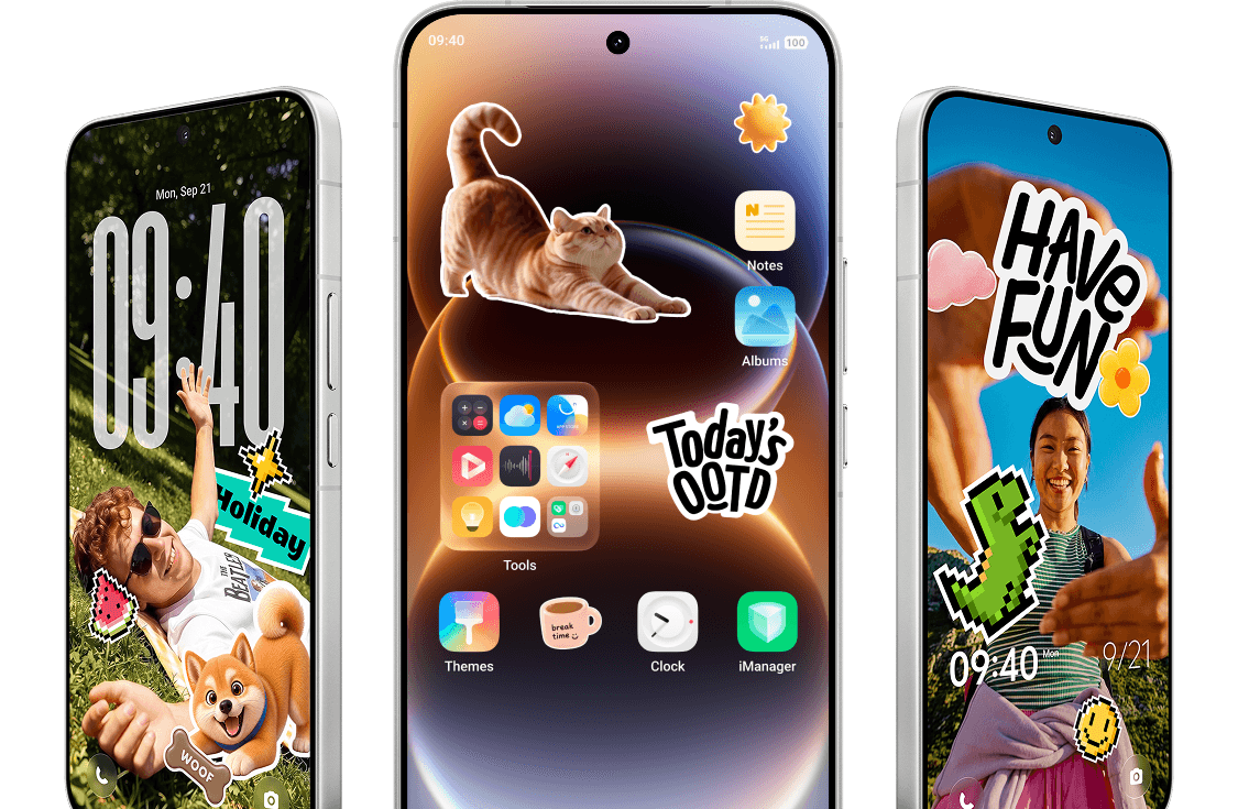 iQOO OriginOS 7 with StickIt
