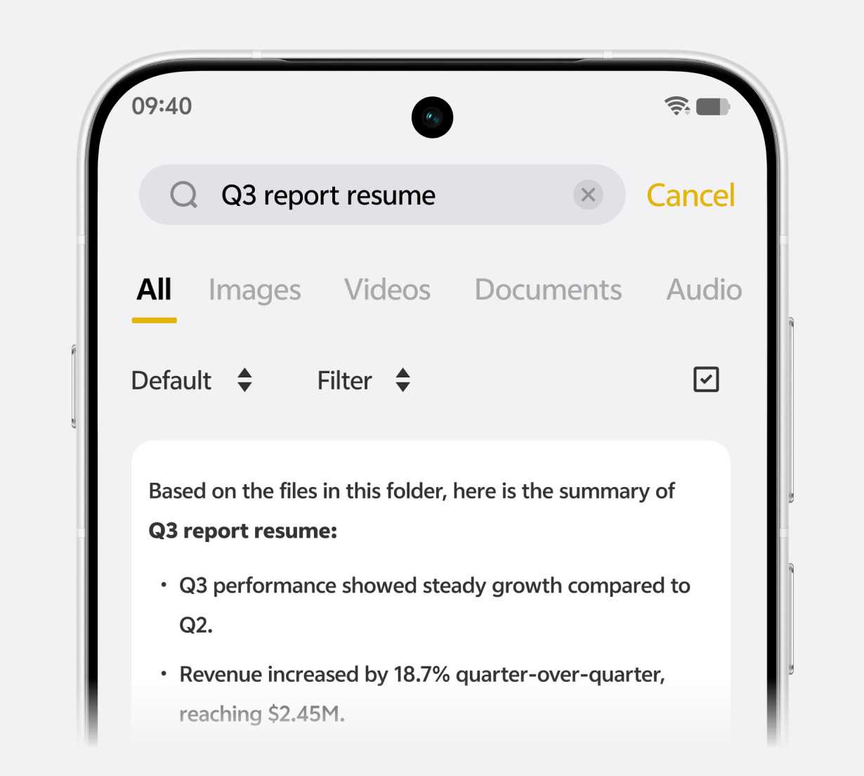 iQOO OriginOS 7 with AI Search, search result visual