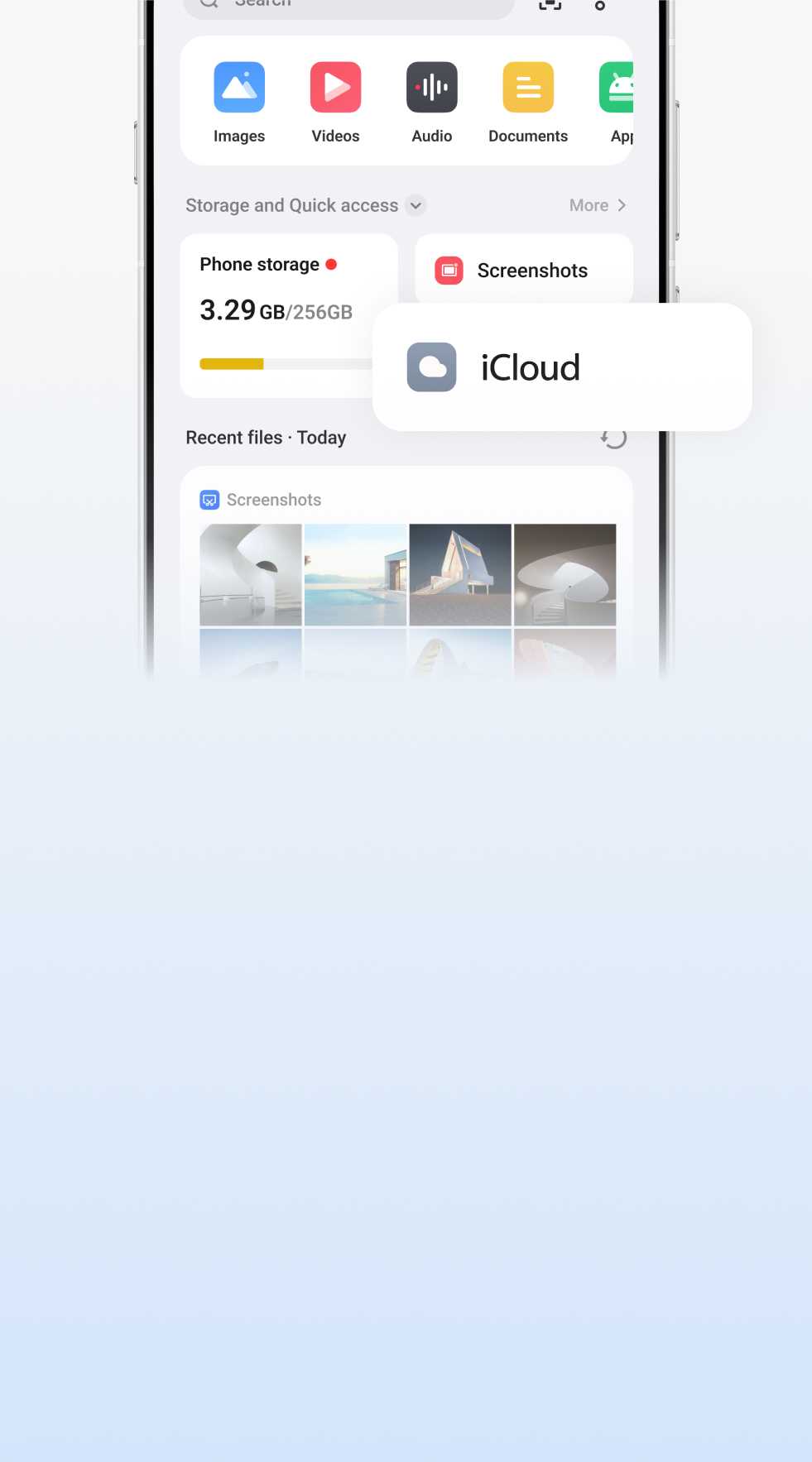 vivo OriginOS 7 with iCloud access