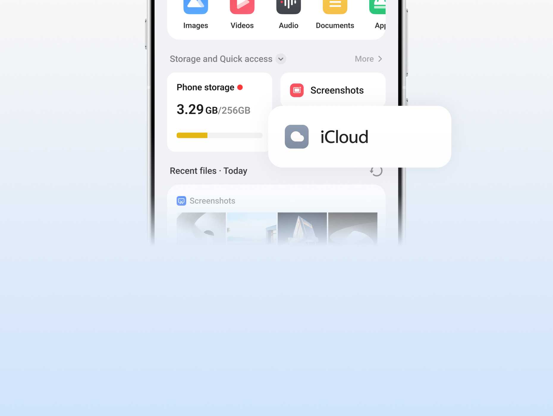 vivo OriginOS 7 with iCloud access