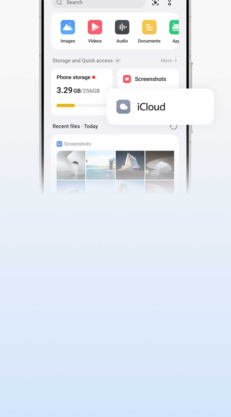 iQOO OriginOS 7 with iCloud access