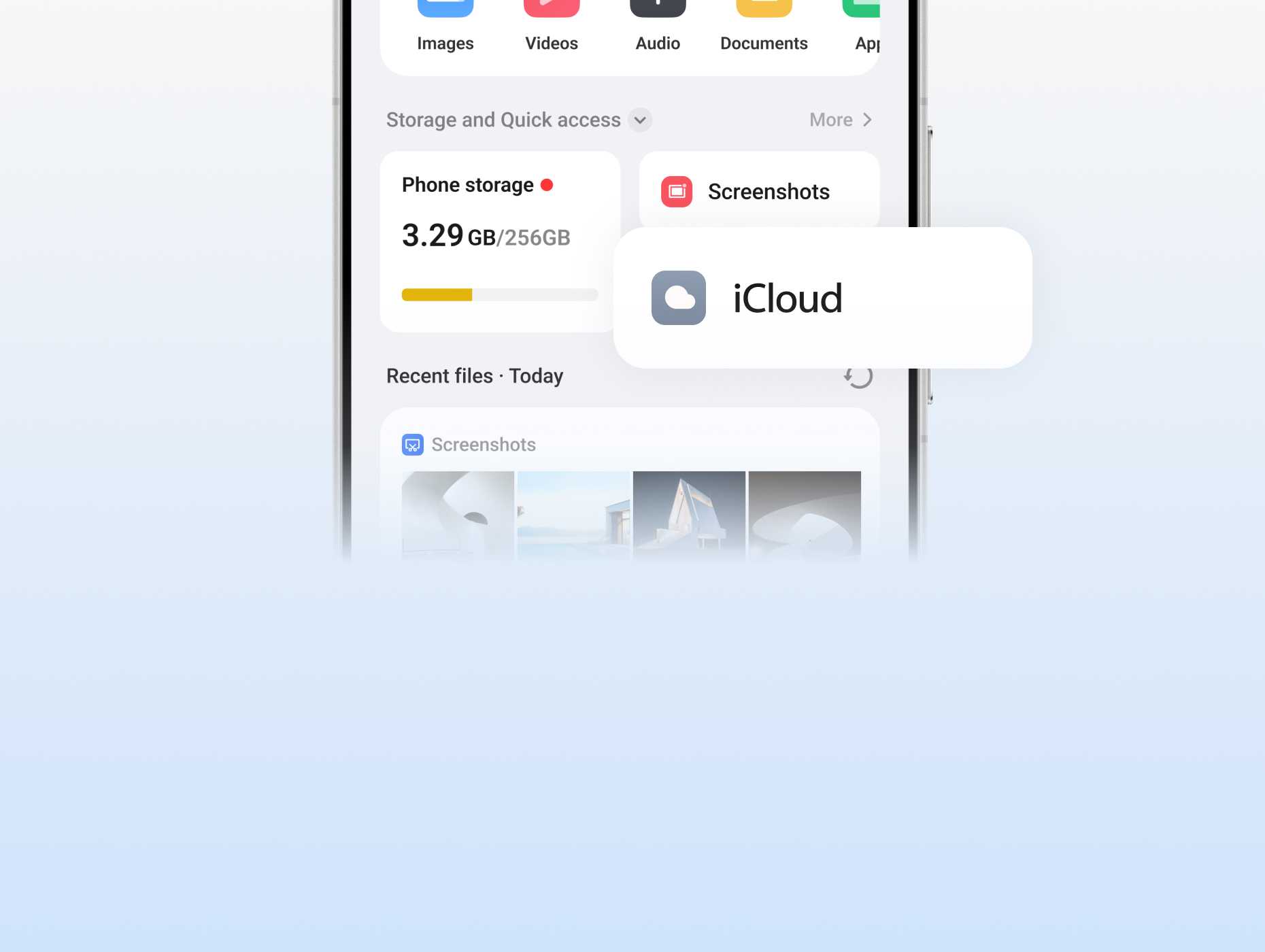iQOO OriginOS 7 with iCloud access