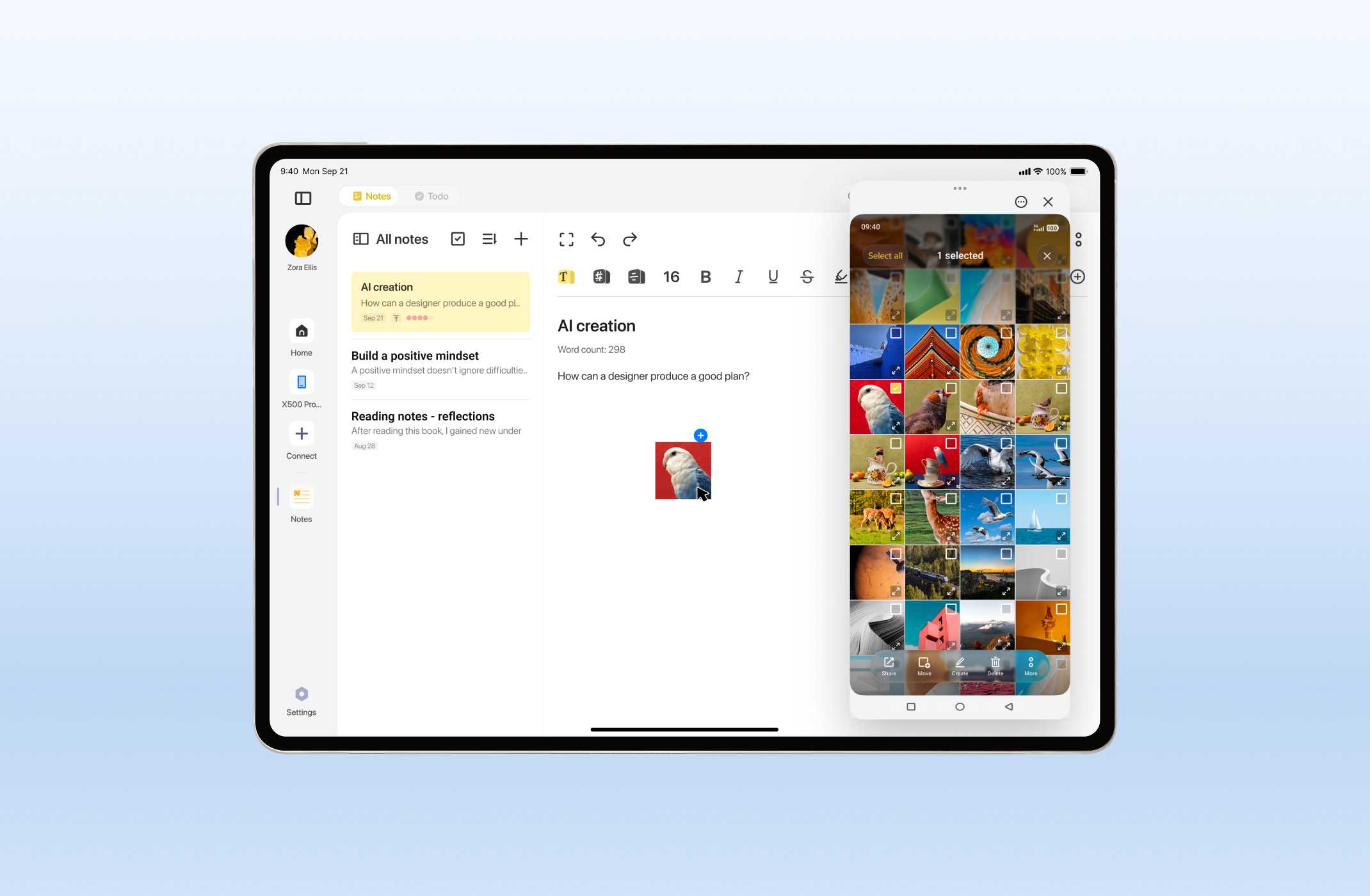 vivo OriginOS 7 with vivo Office Kit Task Relay
