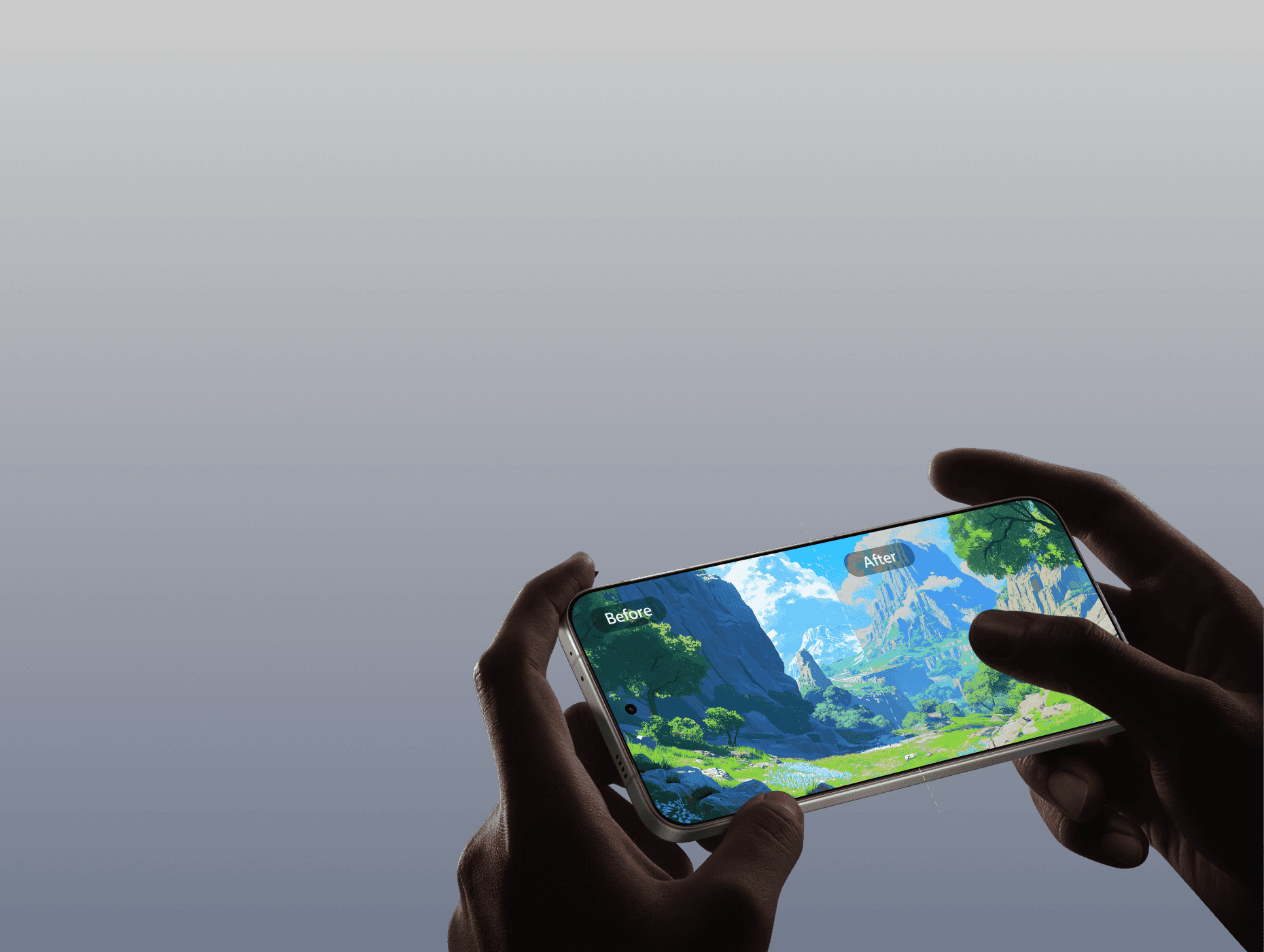 iQOO OriginOS 7 with glare protection
