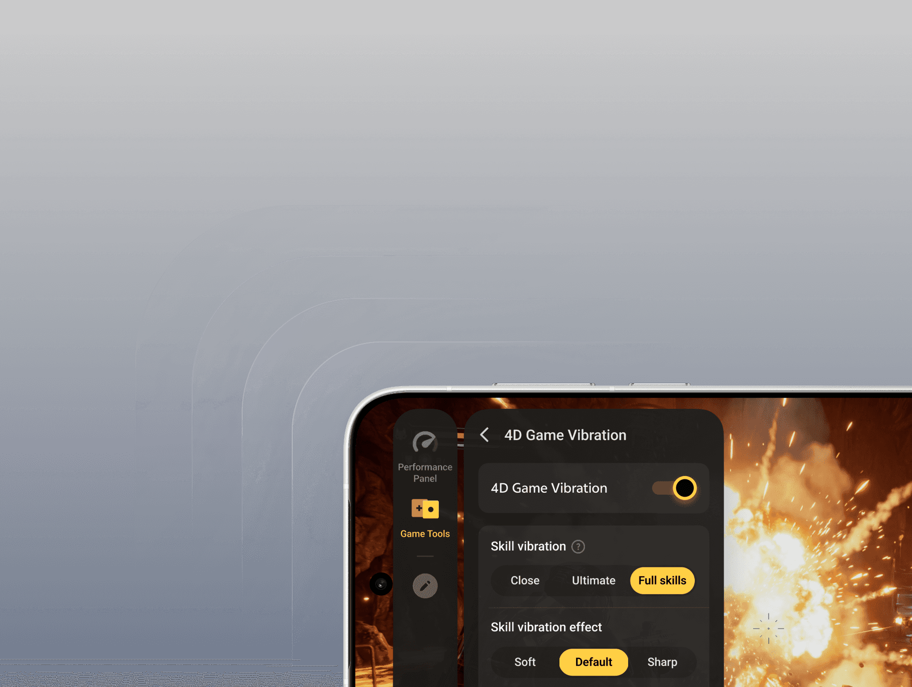 vivo OriginOS 7 with 4D game vibration
