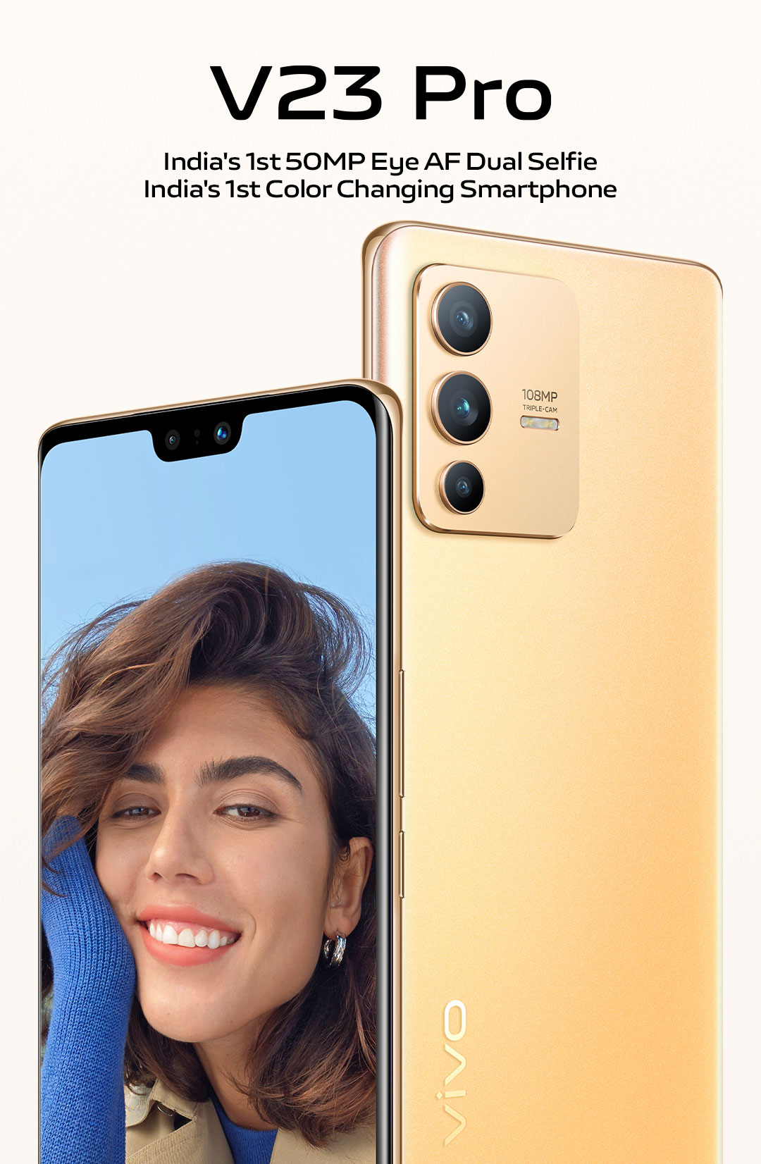 vivo V23 Pro - 50MP Eye AF Dual Selfie Smartphone | vivo Global