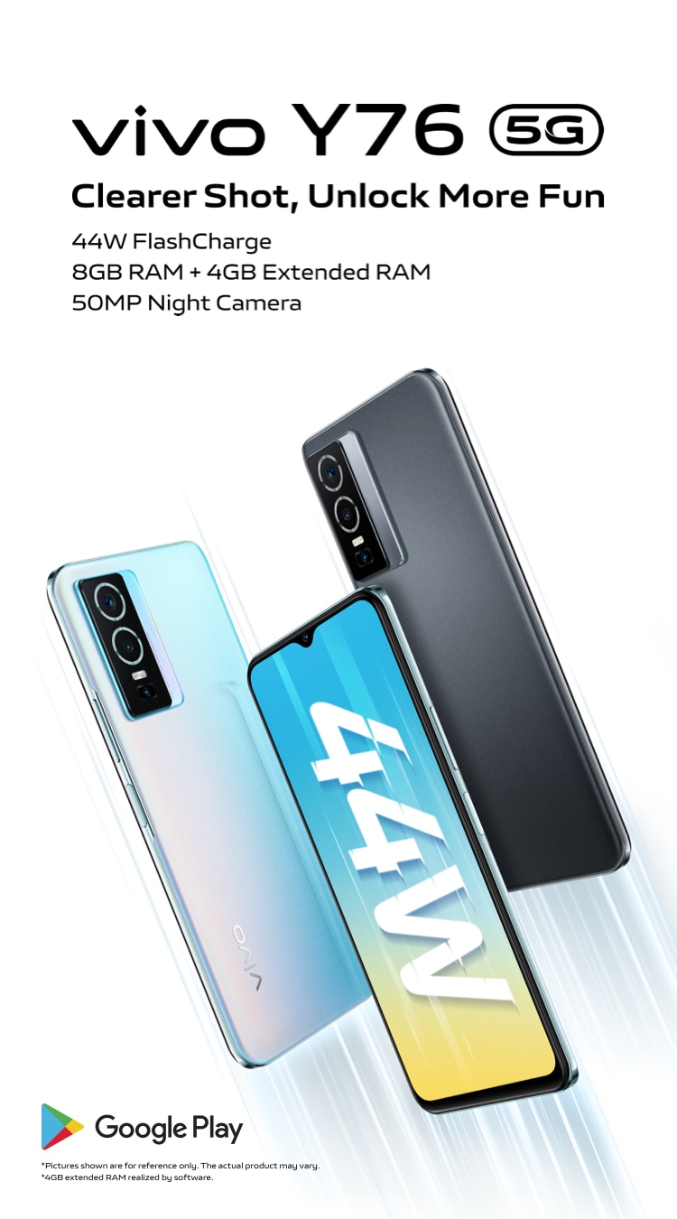 Y765 vivo Y76 5G - Exquisite Design, Flagship Camera Phone | vivo South Africa