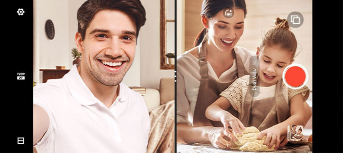 vivo v27e dual view video