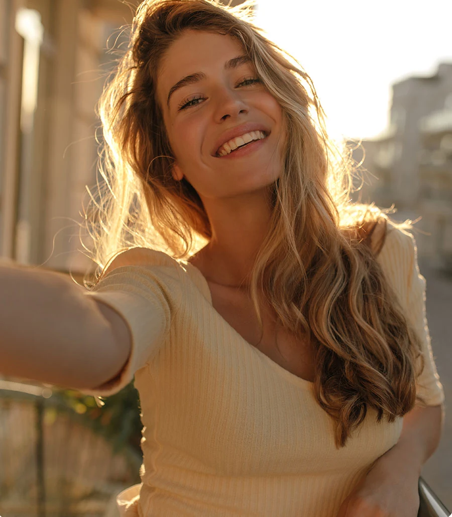 vivo v27e natural selfie