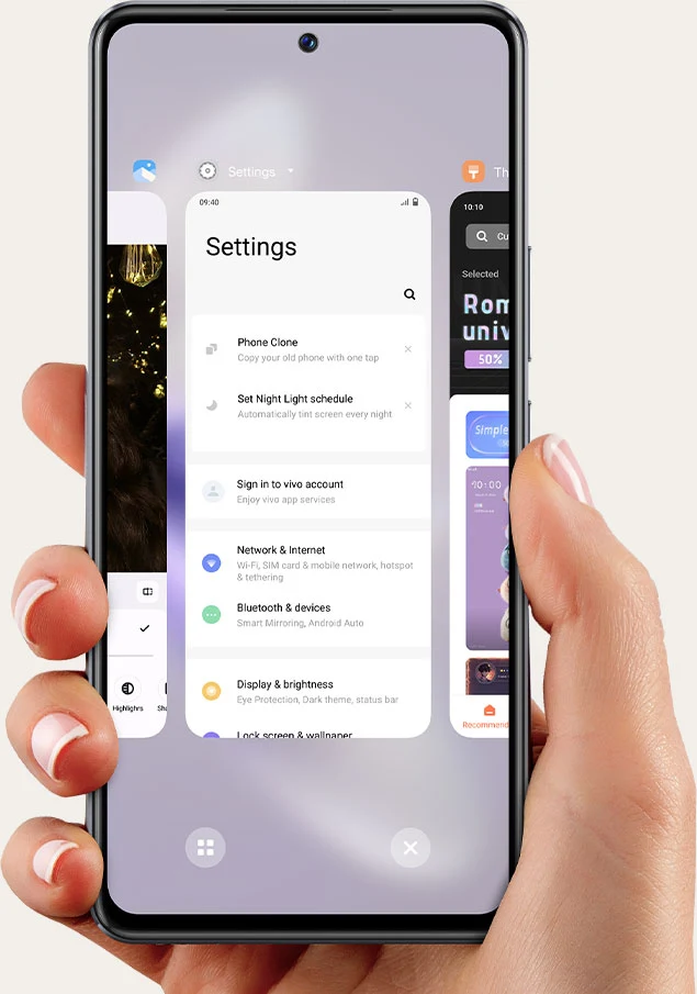 vivo v27e multi apps running smoothly