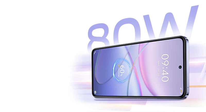 vivo V30 Lite 5G مع شحن آمن وسريع للبطارية