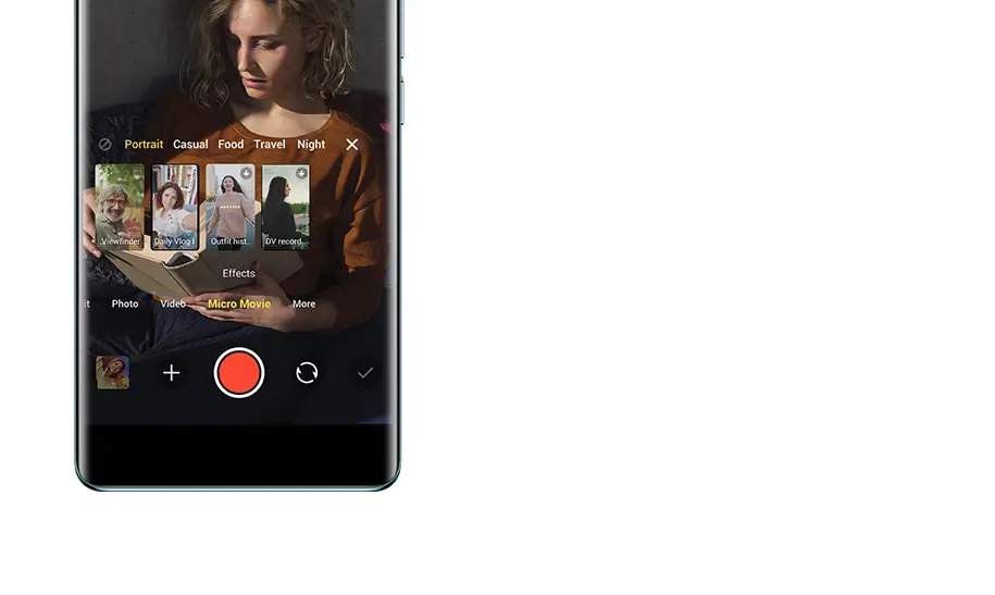 vivo V30 videoblog tasvirga olish andozalari funksiyasi bilan