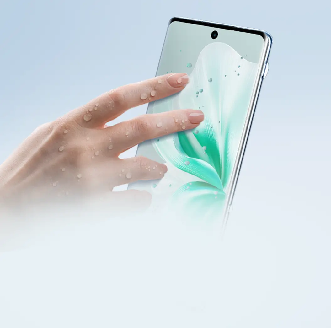 vivo V30 can operate precisely with wet-hand touch