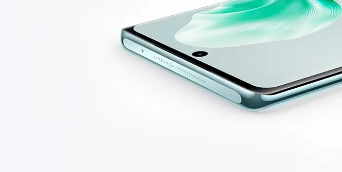 vivo V30 波漾青，配備 3D 曲面螢幕