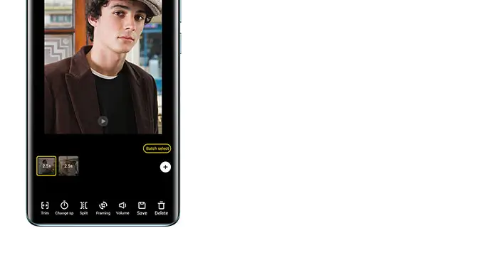vivo V30 具備簡化的素材管理功能