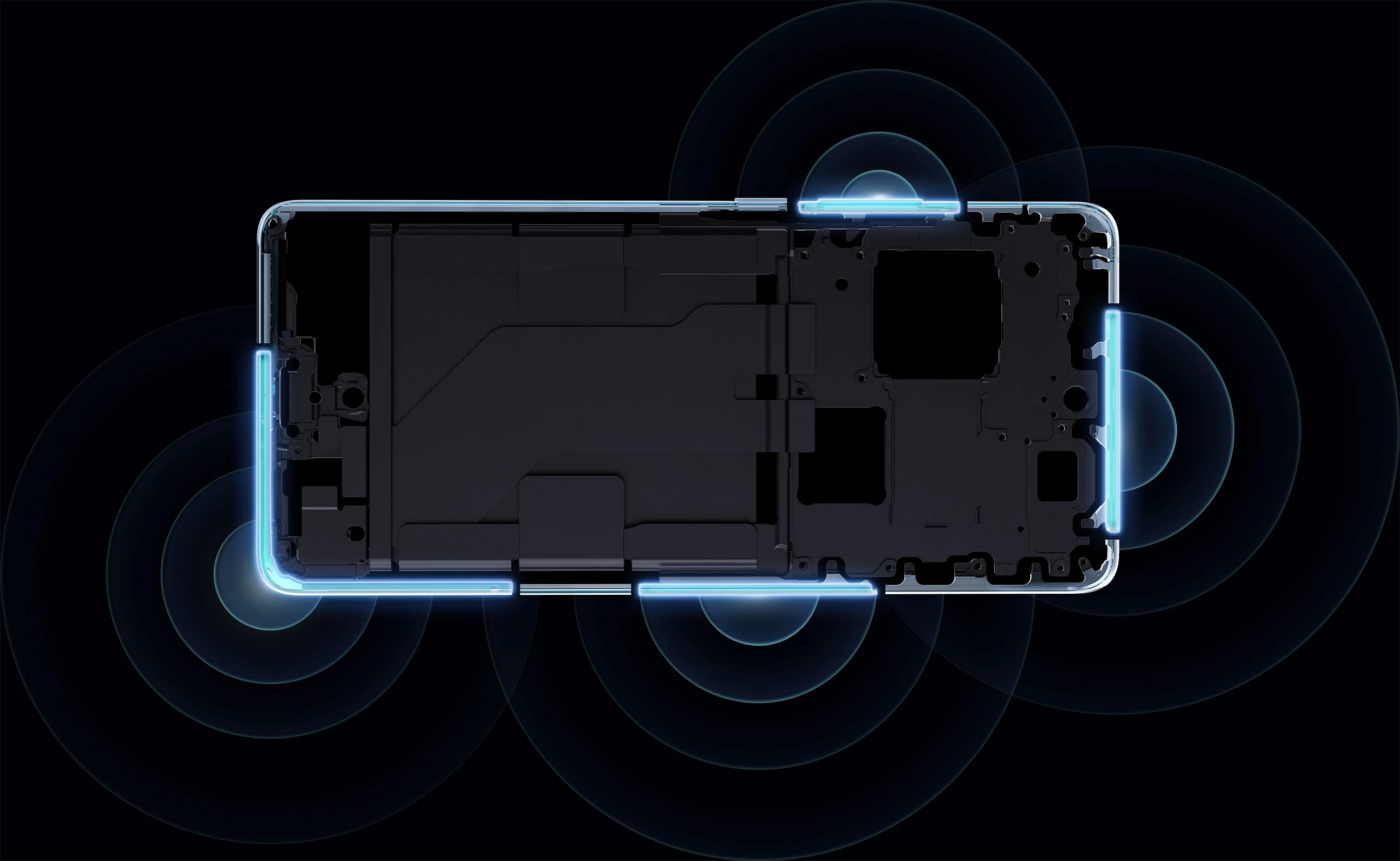 vivo x100 pro with quad low-frequency antenna