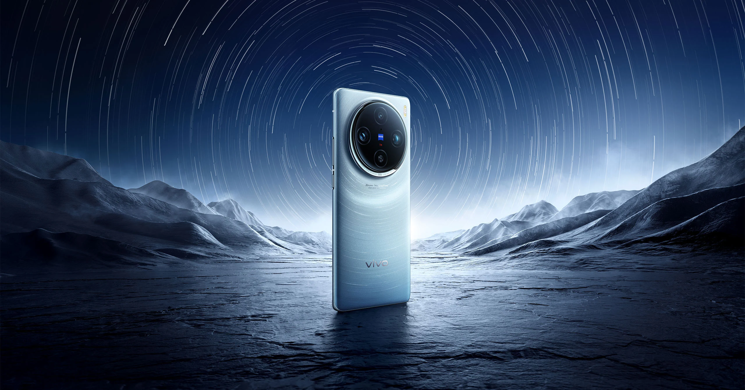 vivo x100 pro in startrail blue