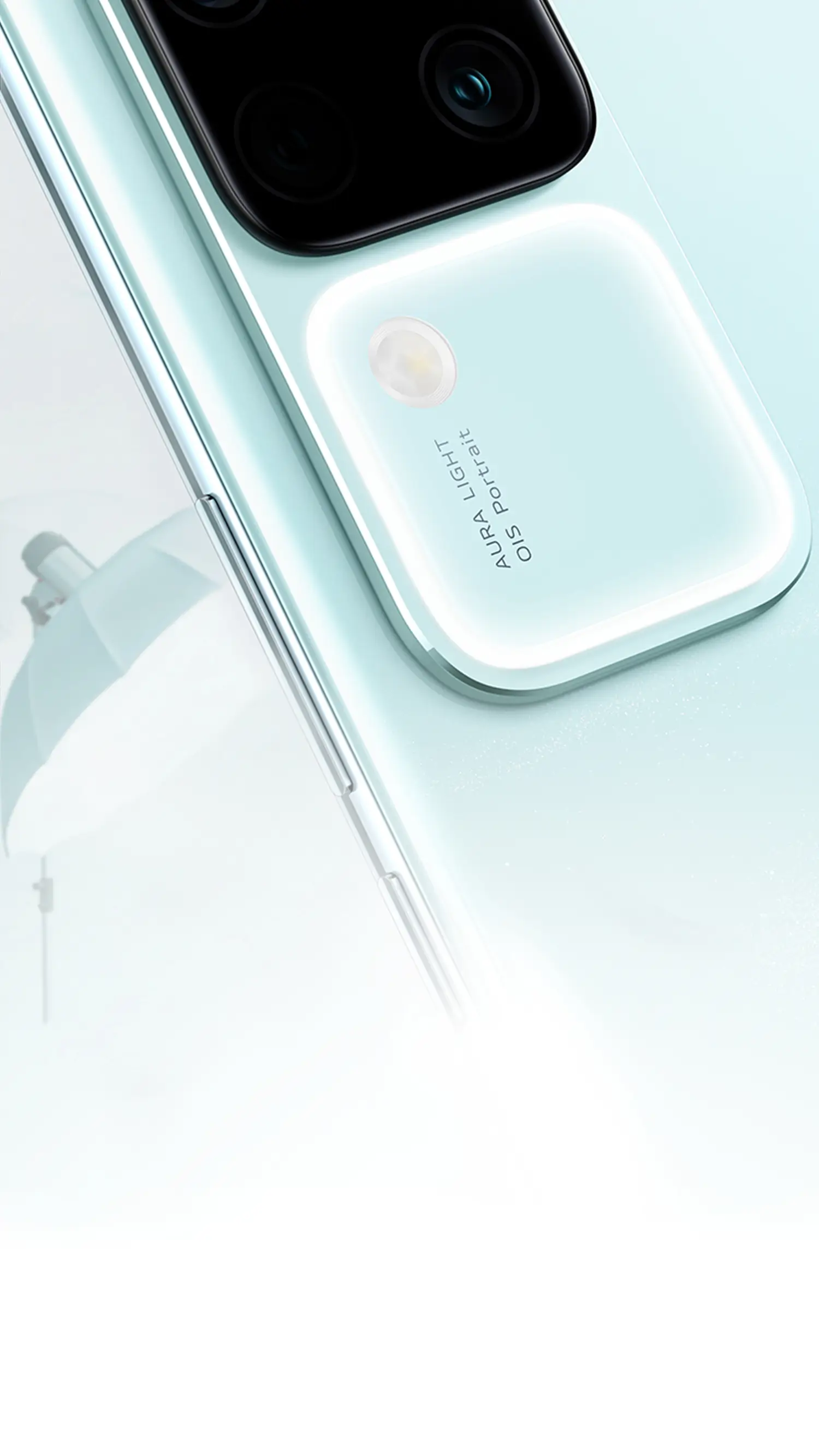 vivo V30 可拍攝工作室等級的柔光燈人像