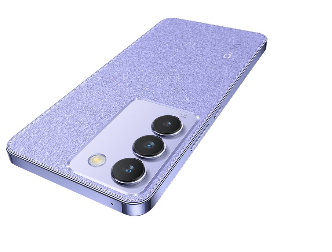 vivo Y100 4G Ungu Anggrek dengan desain yang dapat berubah warna