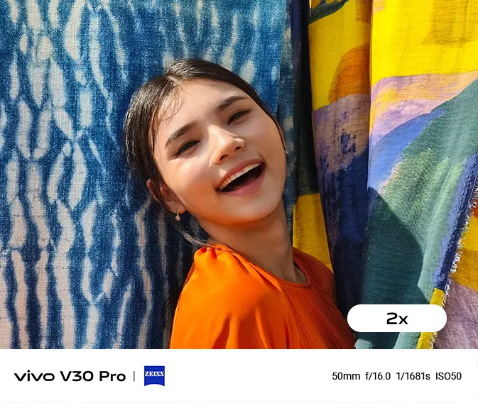 portrait by vivo V30 Pro with 50MP professional portrait camera