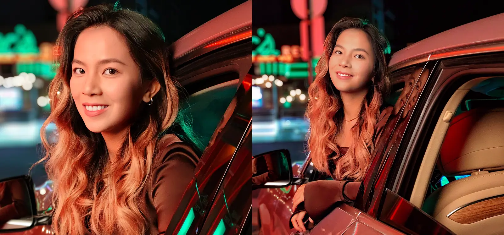 portraits by vivo V30 Pro with distance-sensitive lighting
