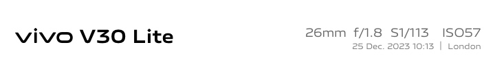 نموذج الصورة بهاتف vivo V30-Lite باستخدام الكاميرا الرئيسية العالية الدقة بدقة ‎50MP