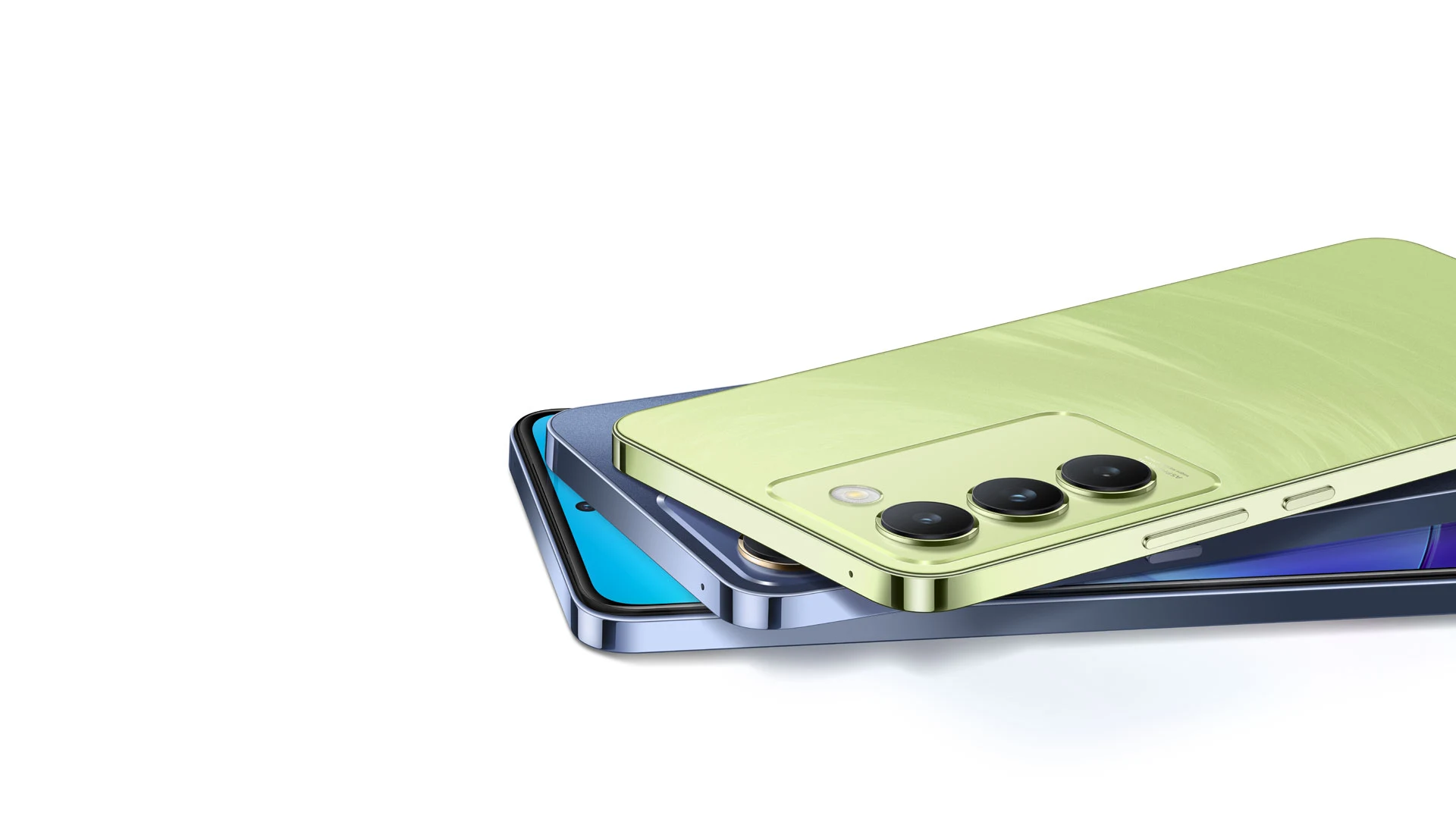 vivo V30 Lite avec design fin en une pièce à l'aspect lisse et 3D