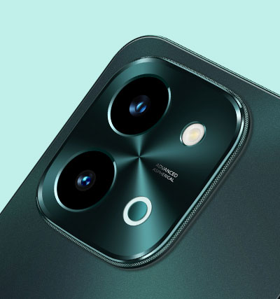 vivo Y28 ในสีเขียวพร้อมแสงไดนามิก