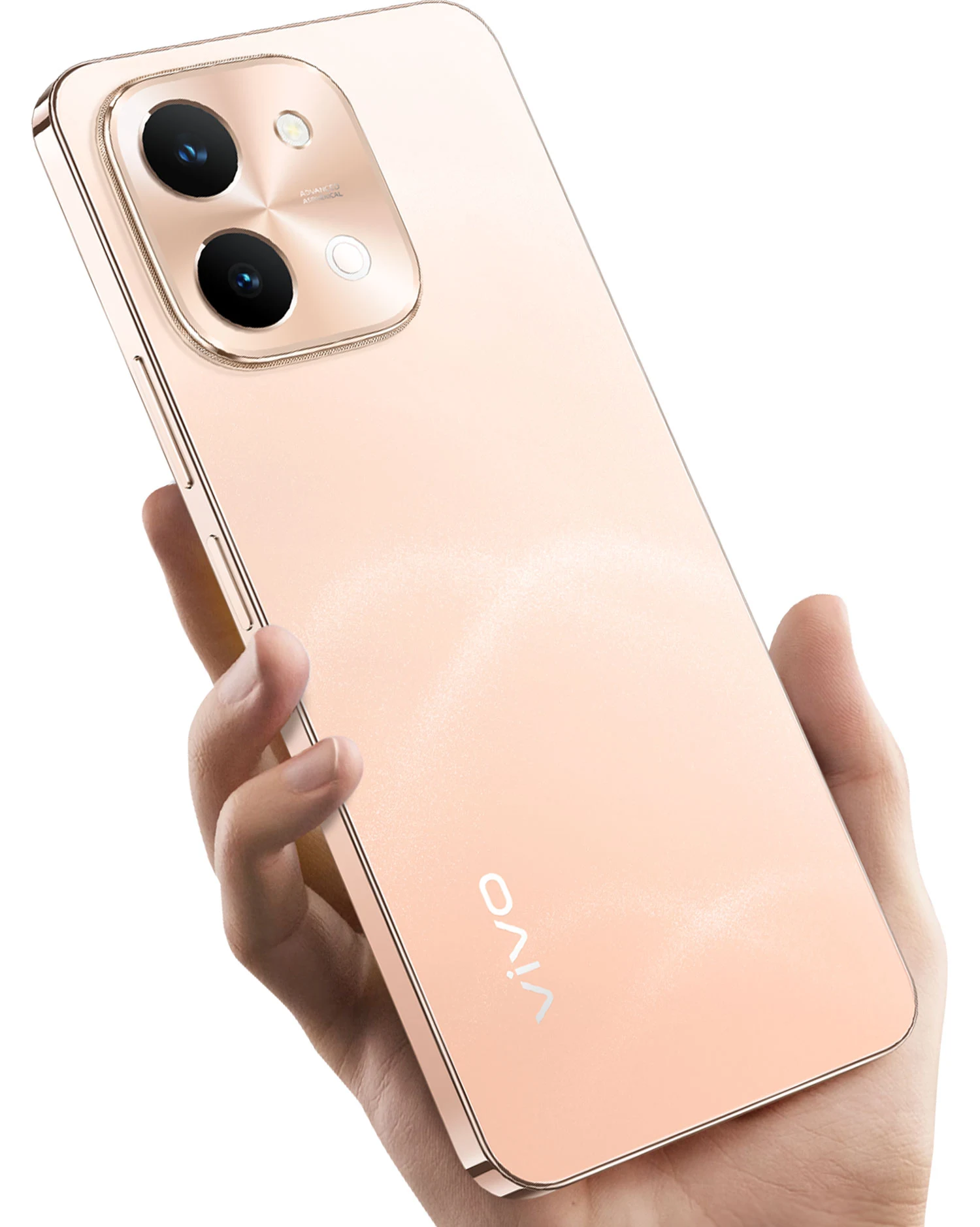 vivo Y28 in gleaming orange