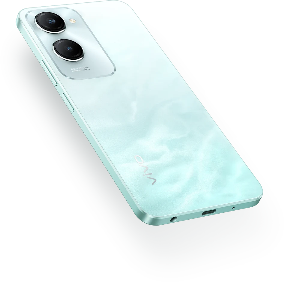 vivo Y18 in wave aqua