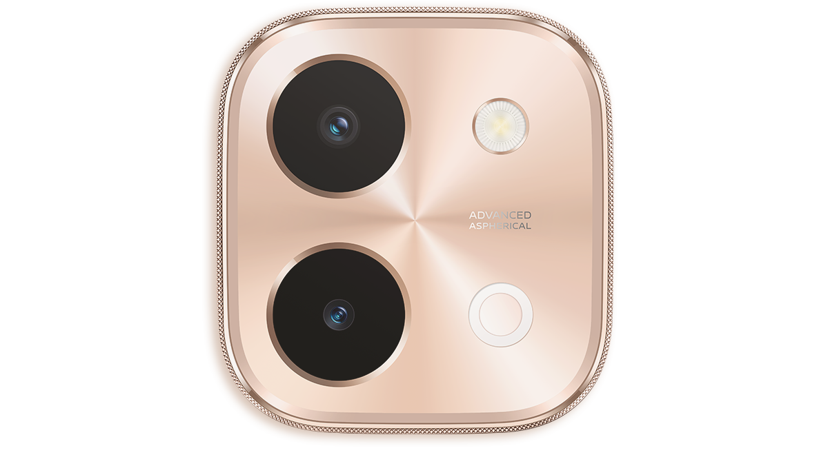 vivo Y28 dinamik yoritgich hamda 50 MP va 2 MP kameralar bilan