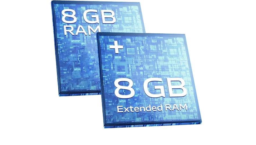 vivo Y38 5G with 8GB+8GB extended RAM