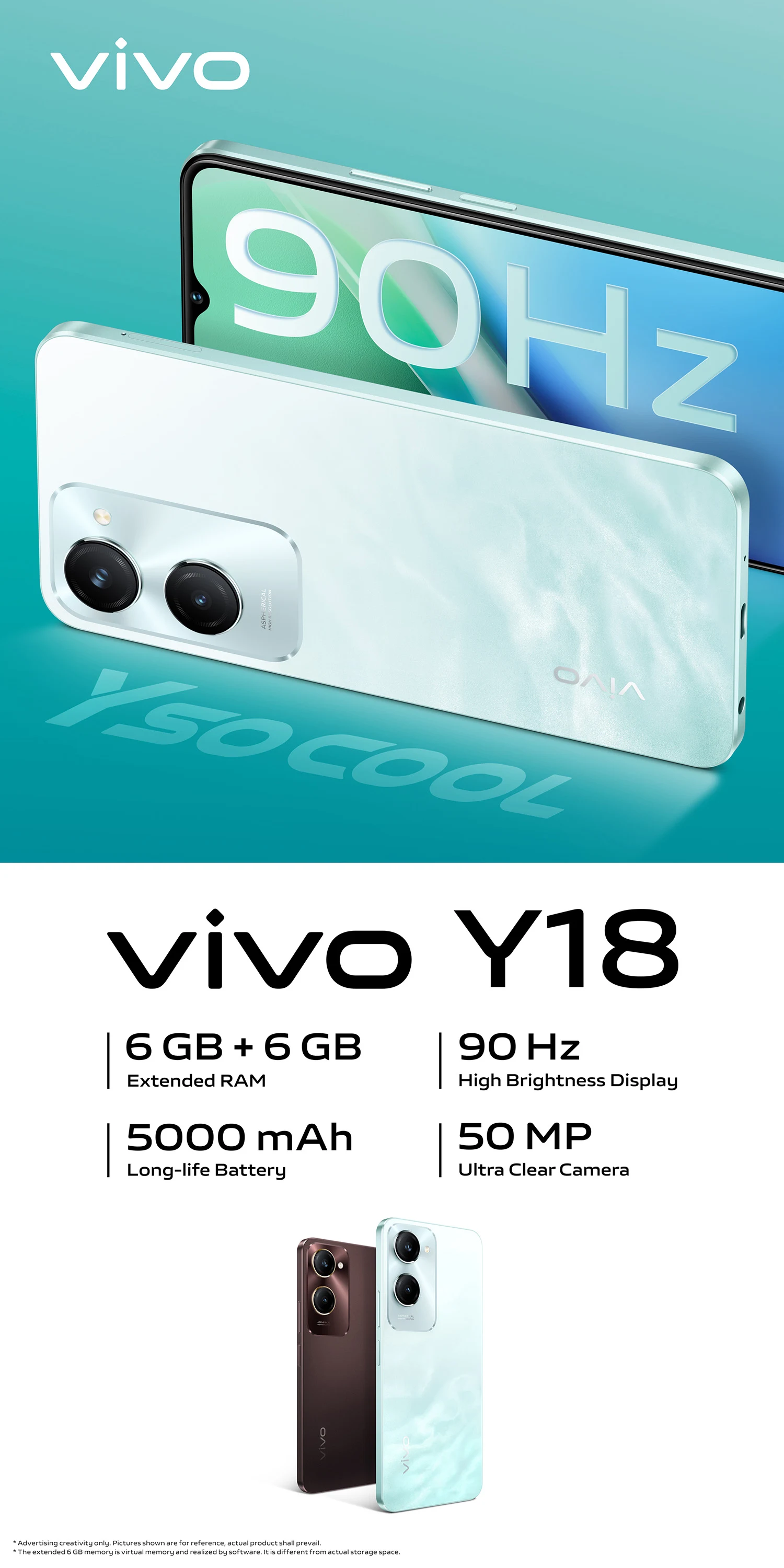 vivo Y18-High Brightness Display, Large Battery | vivo Pakistan