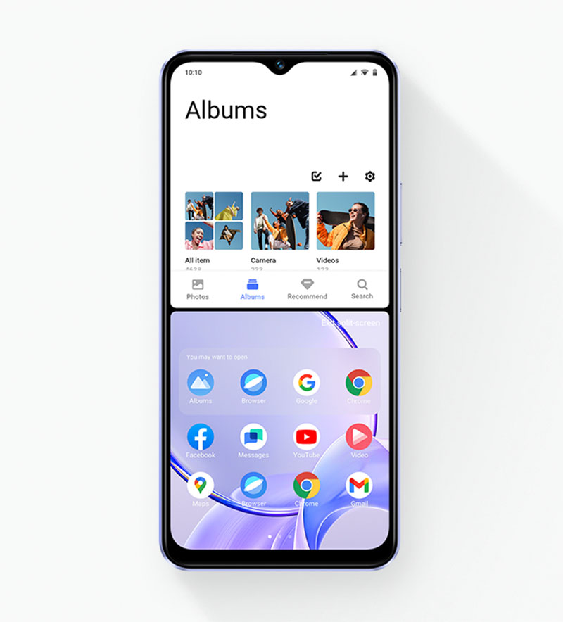 vivo Y28s 5G بوظيفة تقسيم الشاشة