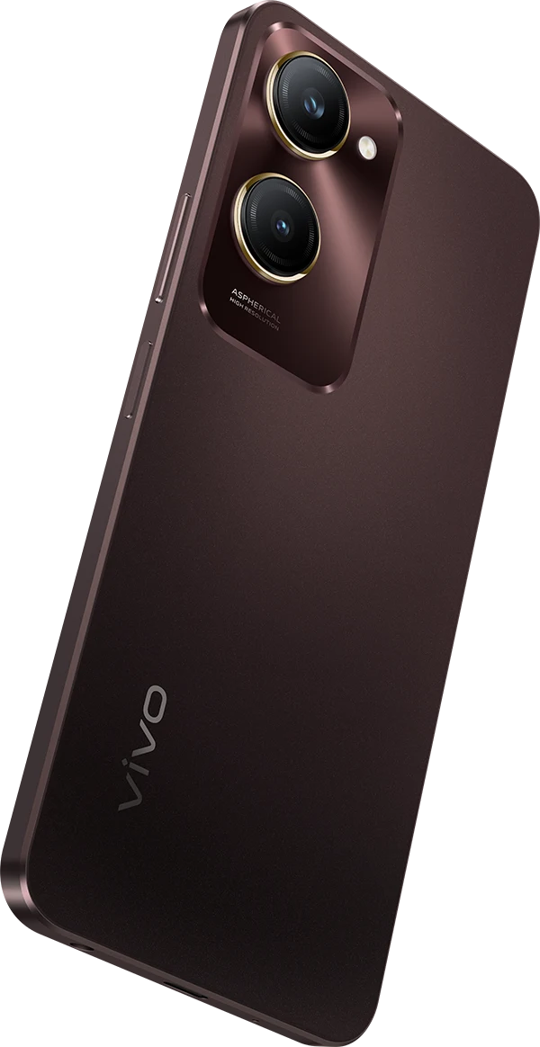 vivo Y28s 5G in mocha brown