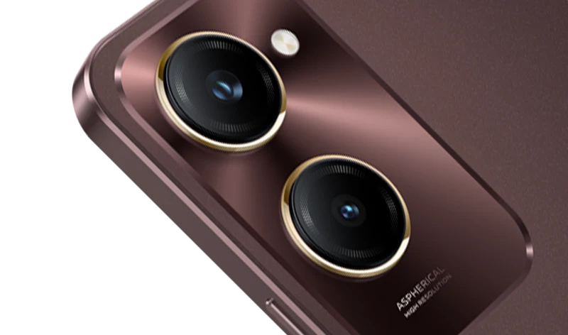vivo Y28s 5G in mocha brown