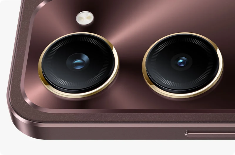 vivo Y28s 5G with a golden finish