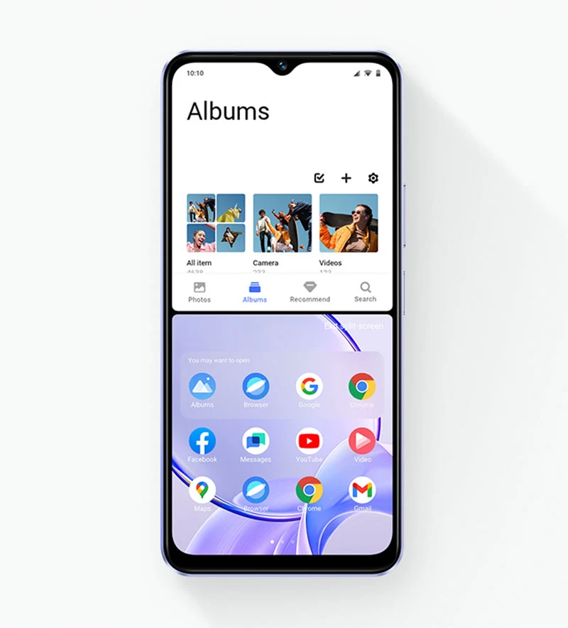 vivo Y28s 5G with split-screen function