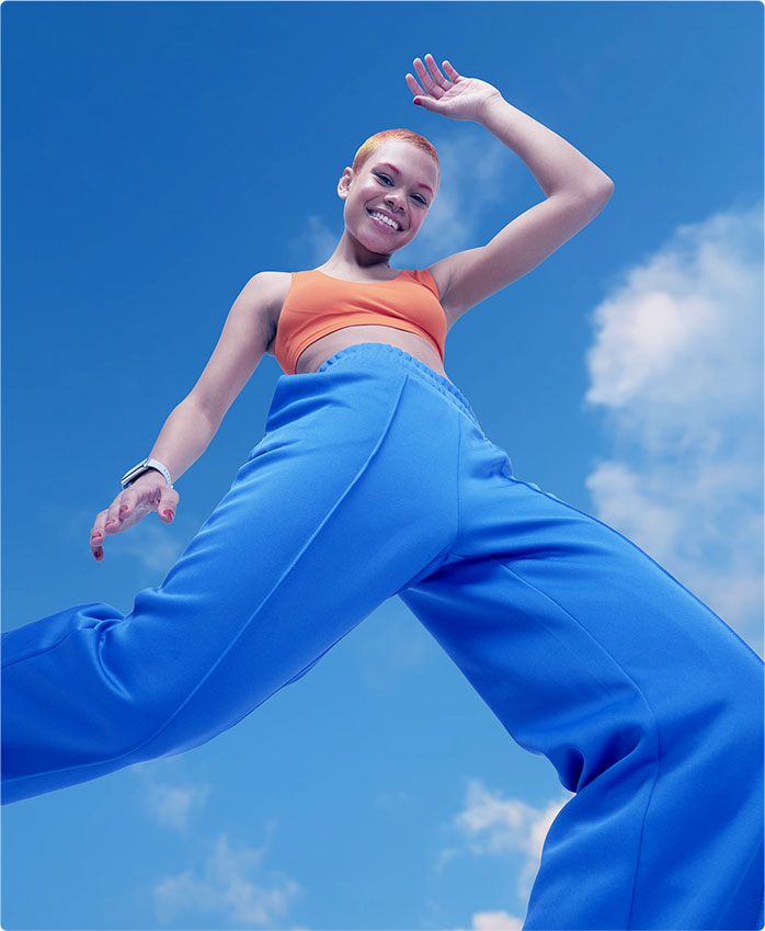 نموذج الصورة بهاتف vivo Y28s 5G بفلتر نمط حفلات الصيف