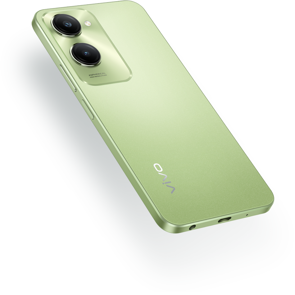 vivo Y18 in lemon green