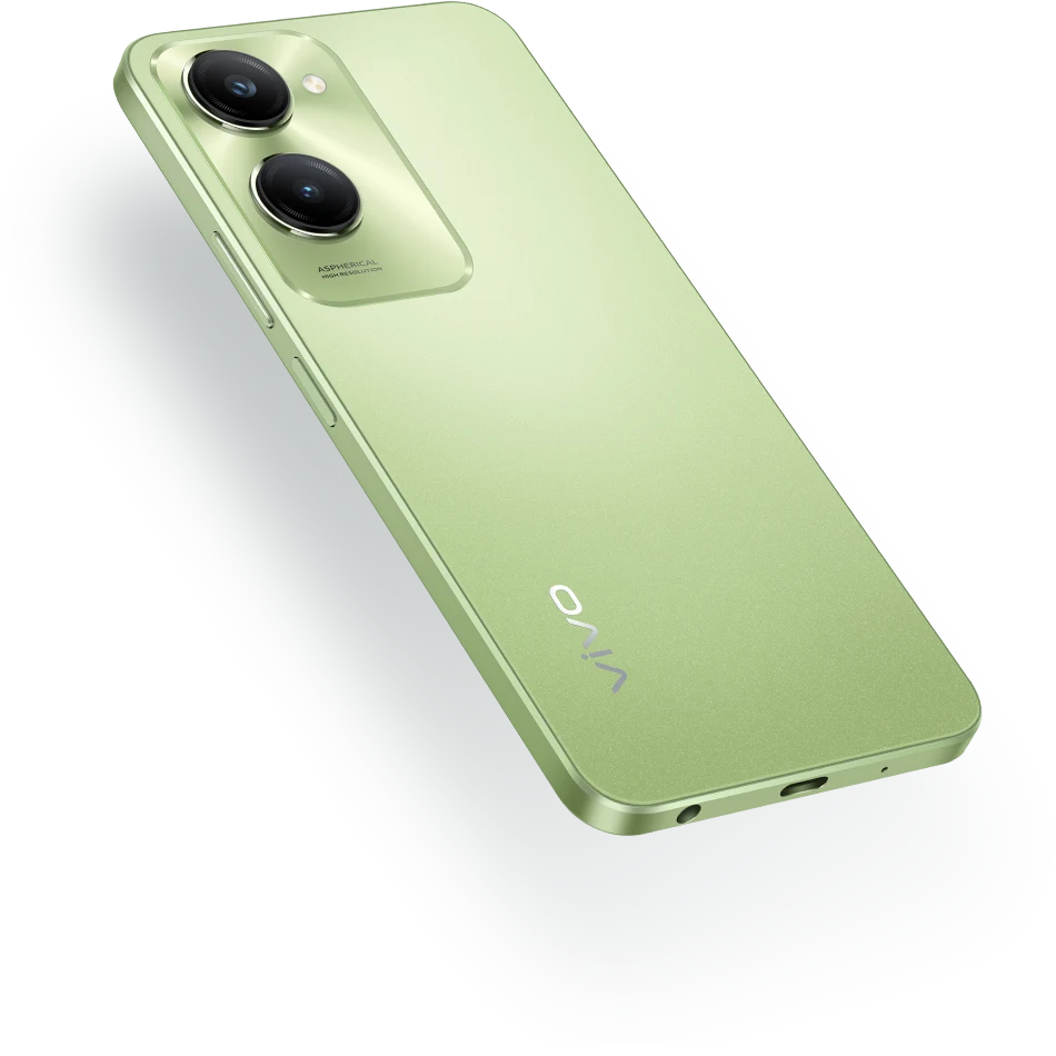 vivo Y18 in lemon green