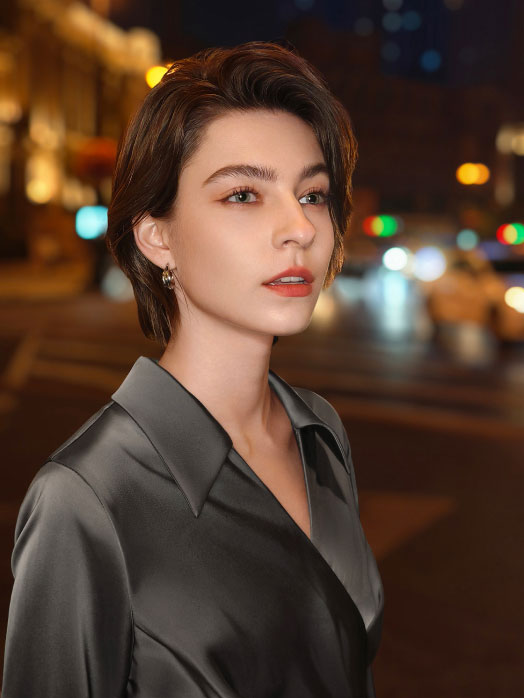 ตัวอย่างภาพจาก vivo V40 Pro โดยใช้แสงออร่า AI