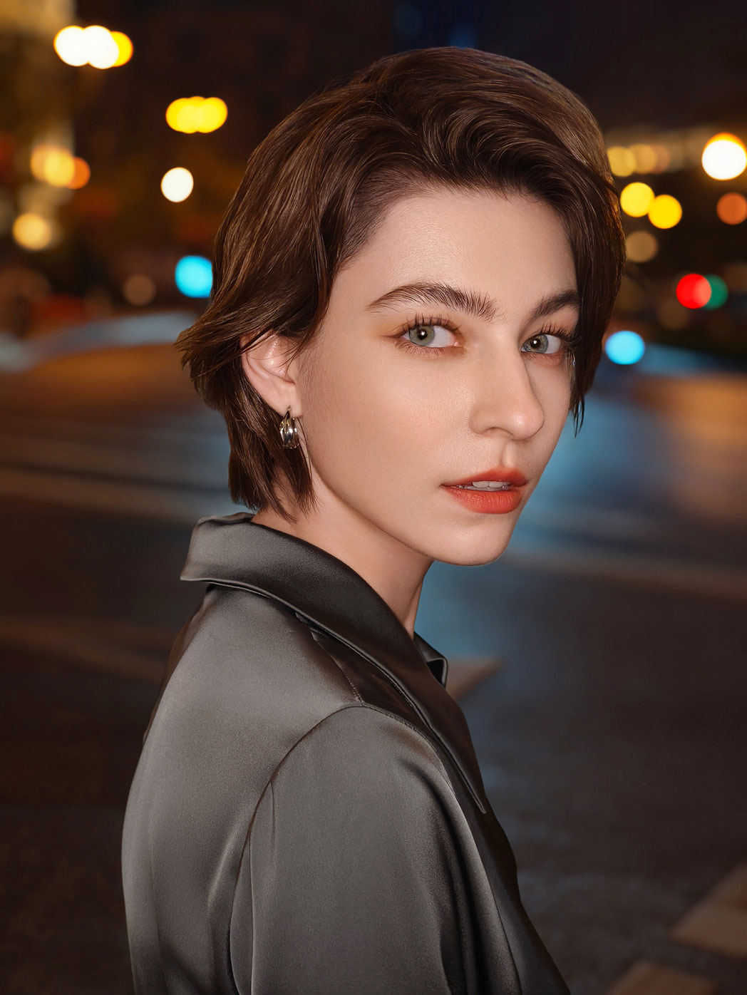 ตัวอย่างภาพจาก vivo V40 โดยใช้แสงออร่า AI