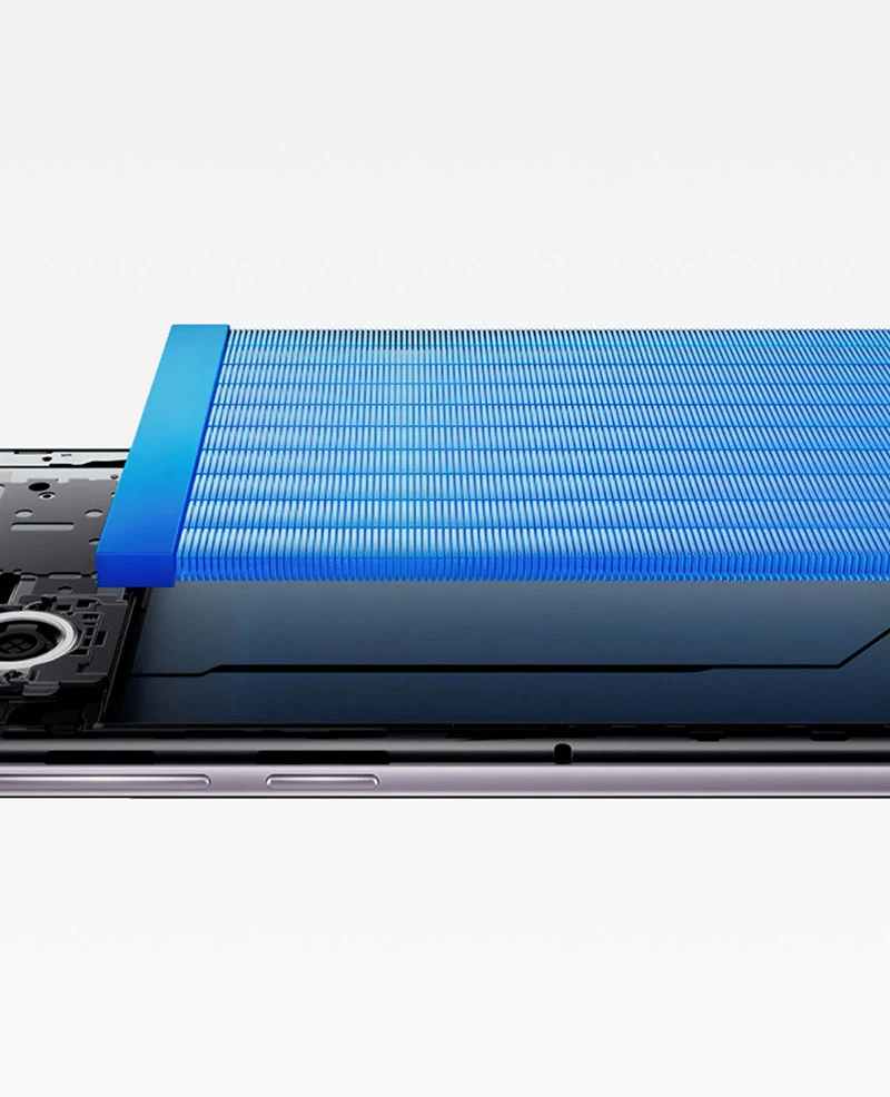 هاتف V40 من vivo مع بطارية BlueVolt سعة 5500 مللي أمبير في الساعة