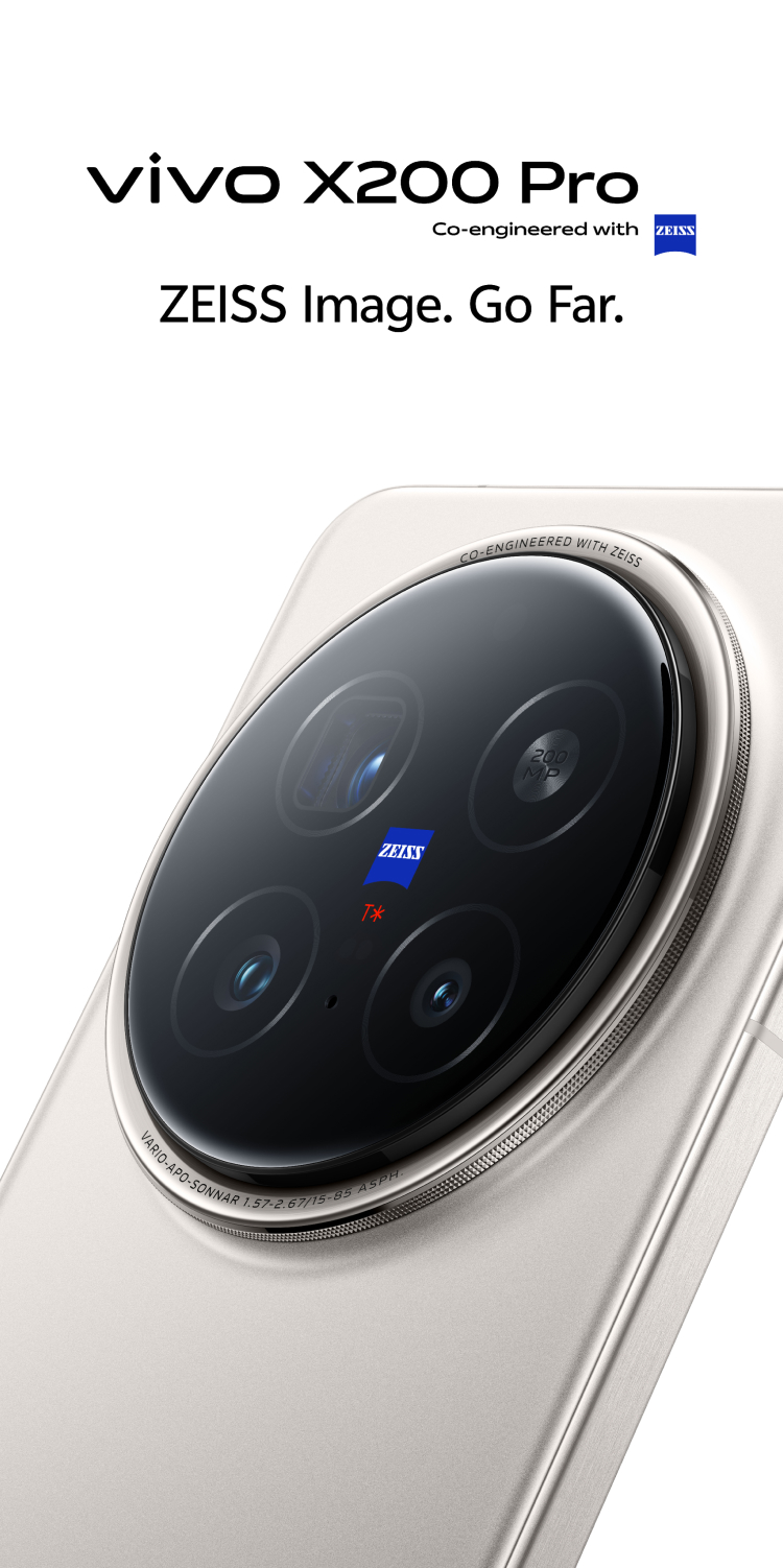 vivo X200 Pro Zeissレンズ 256GB 6000mAh vivo X200 Pro-200MP ZEISS Camera & 6000mAh Battery | vivo