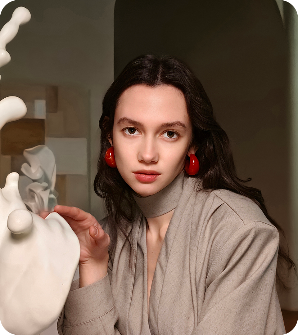 صورة التقطت بهاتف فيفو V50 باستخدام ضوء الفراشة