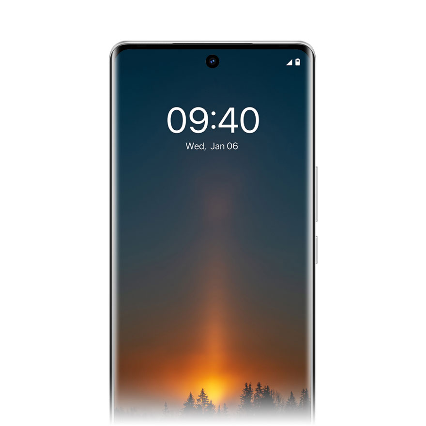 هاتف V40 من vivo مع تأثيرات الحركة لتشغيل/إيقاف تشغيل الشاشة