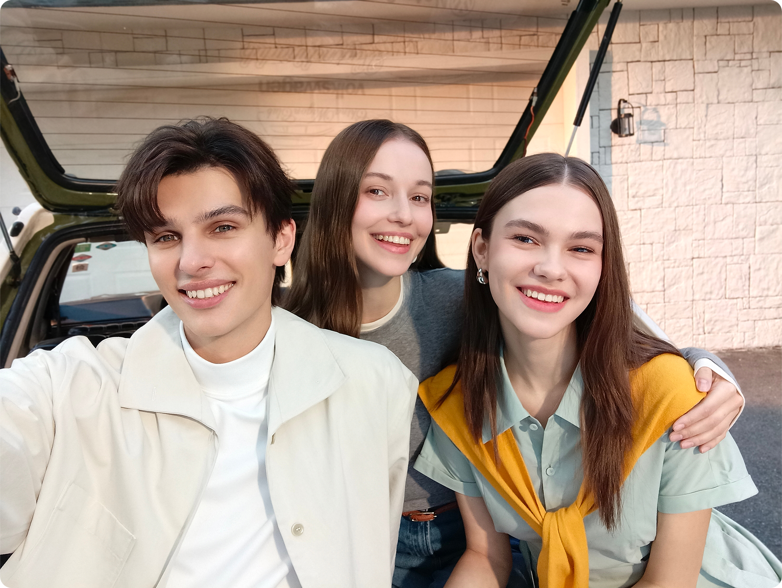 group portrait by vivo V50 Lite with 32MP selfie camera