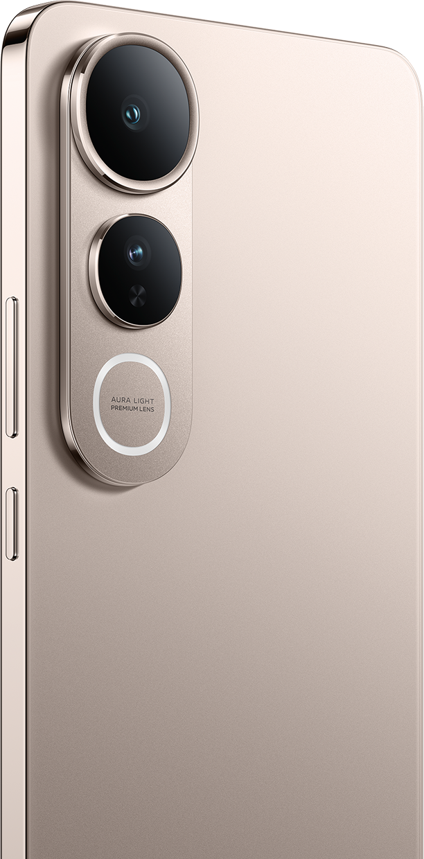 vivo V50 Lite with aura light portrait